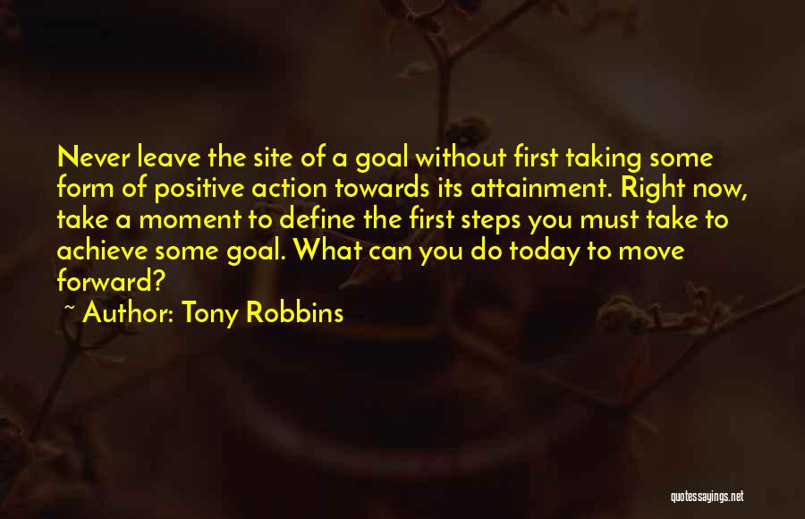 First Site Quotes By Tony Robbins