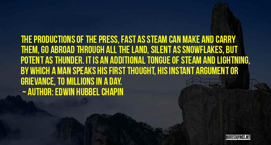 First Snowflakes Quotes By Edwin Hubbel Chapin