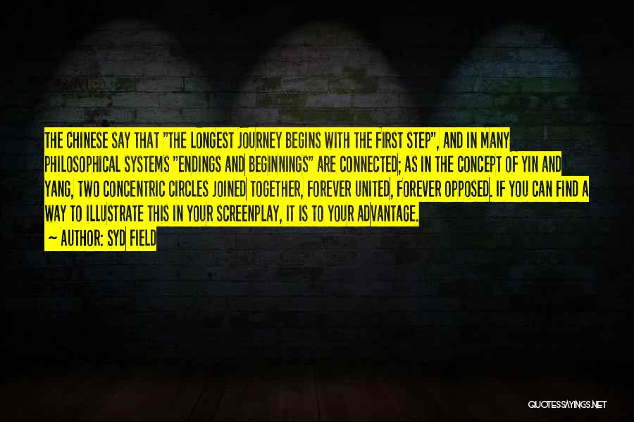 First Step In A Journey Quotes By Syd Field