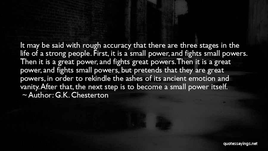 First Step In Life Quotes By G.K. Chesterton