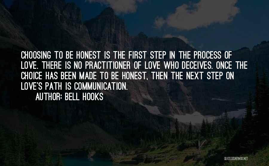 First Step Love Quotes By Bell Hooks