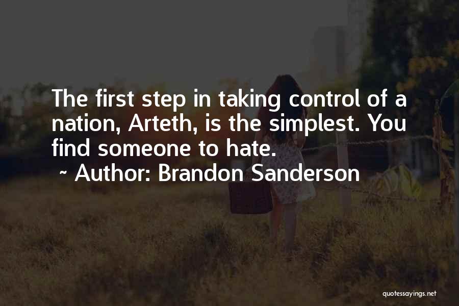 First Step Quotes By Brandon Sanderson
