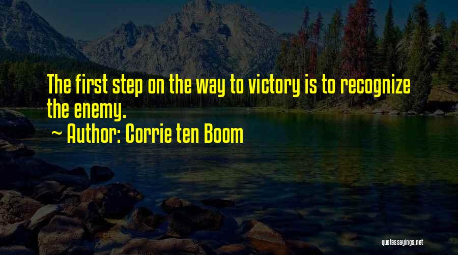 First Step Quotes By Corrie Ten Boom