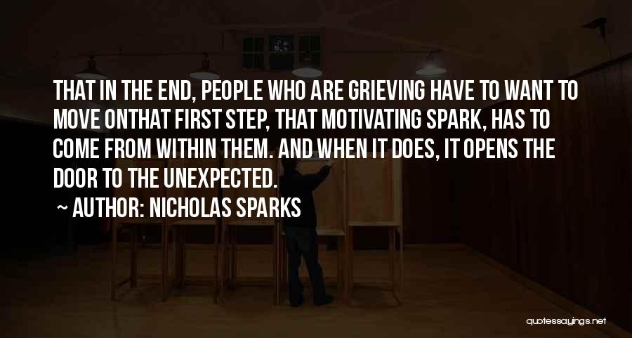 First Step Quotes By Nicholas Sparks