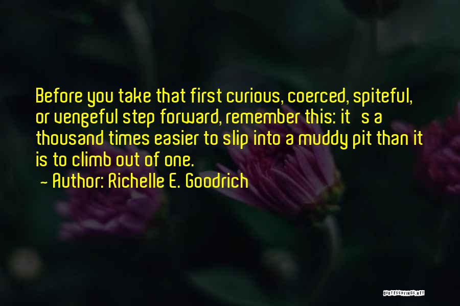 First Step Quotes By Richelle E. Goodrich