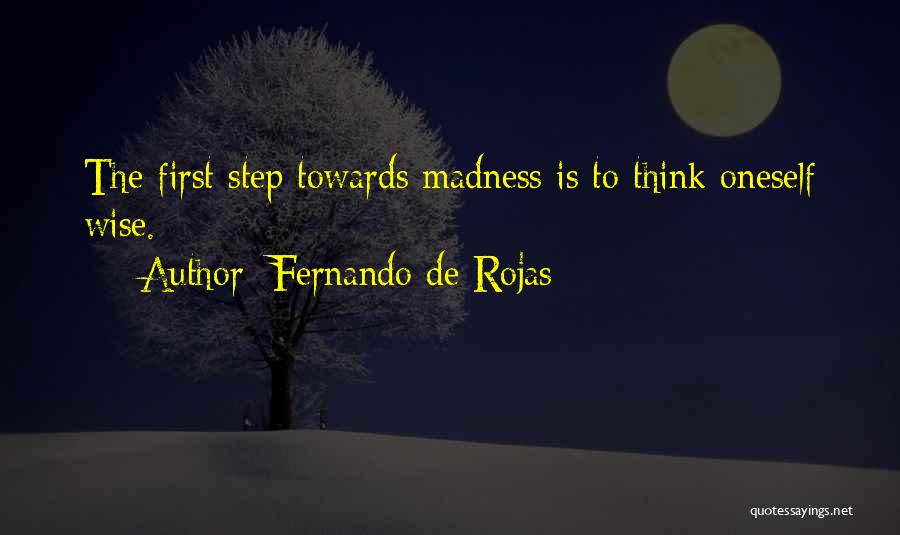 First Step Towards Quotes By Fernando De Rojas