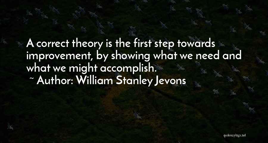 First Step Towards Quotes By William Stanley Jevons