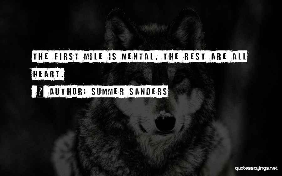 First Summer Quotes By Summer Sanders