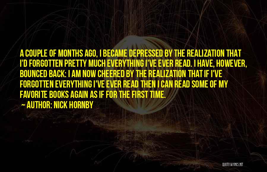 First Time Everything Quotes By Nick Hornby