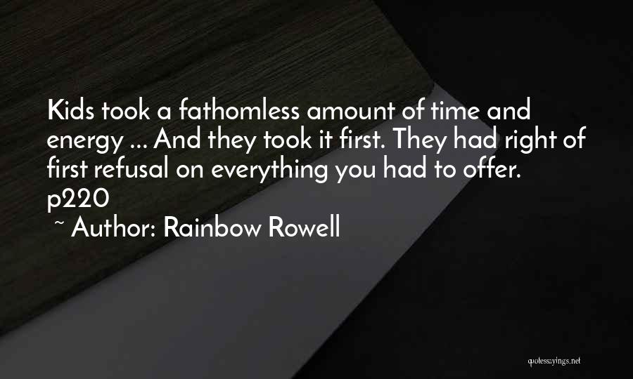 First Time Everything Quotes By Rainbow Rowell