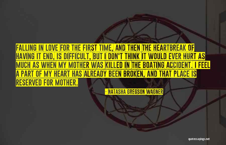 First Time I Feel Love Quotes By Natasha Gregson Wagner