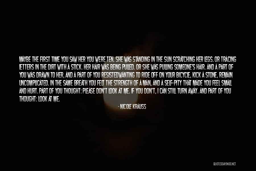 First Time I Saw Her Quotes By Nicole Krauss First Time I Saw Her Quotes By Nicole Krauss