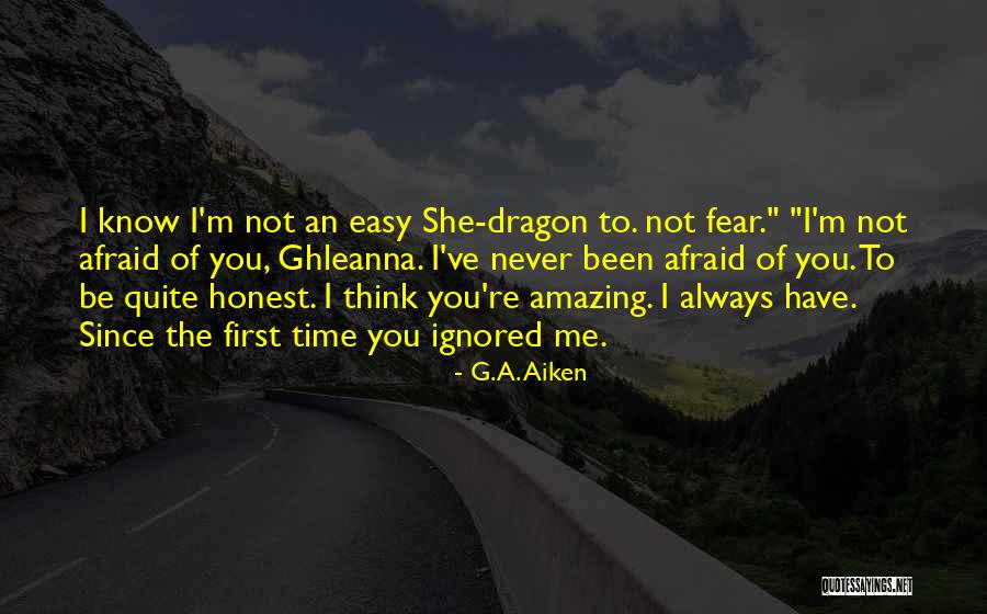 First Time Lovers Quotes By G.A. Aiken