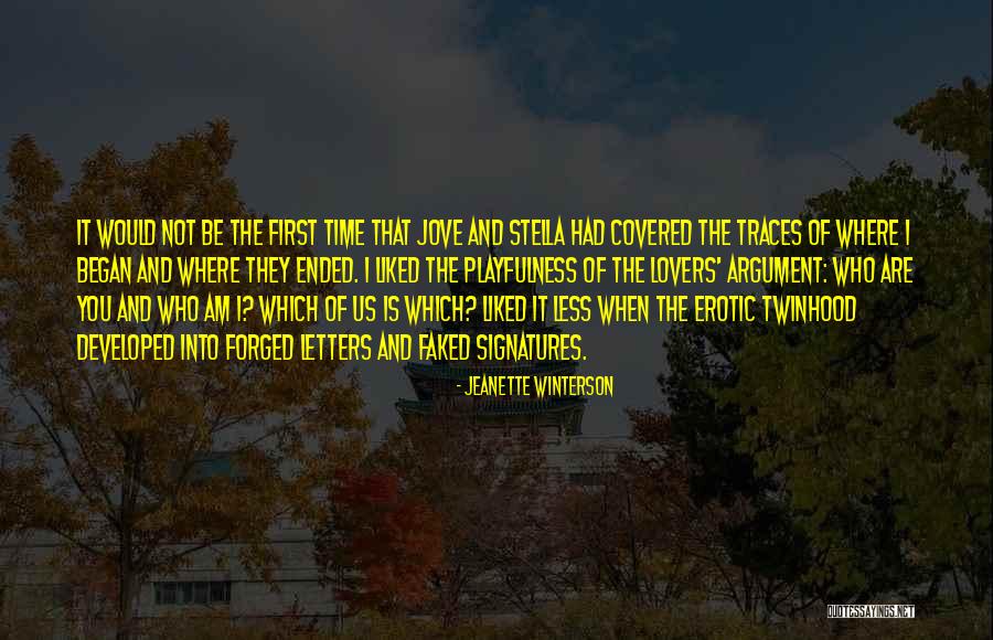 First Time Lovers Quotes By Jeanette Winterson