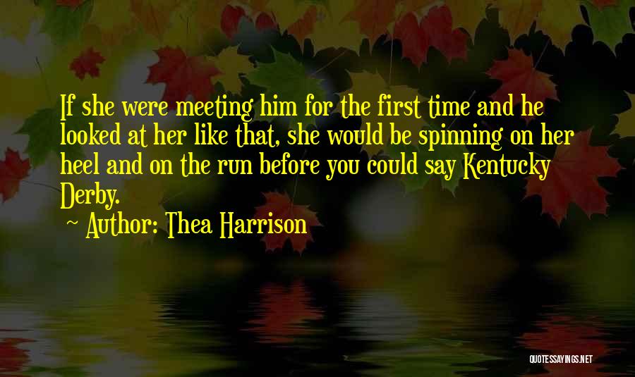 First Time Meeting Quotes By Thea Harrison