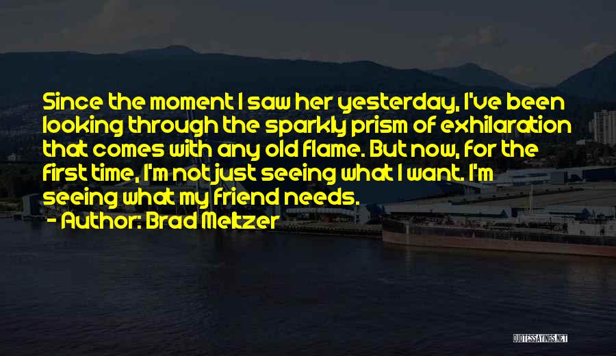 First Time Seeing Each Other Quotes By Brad Meltzer