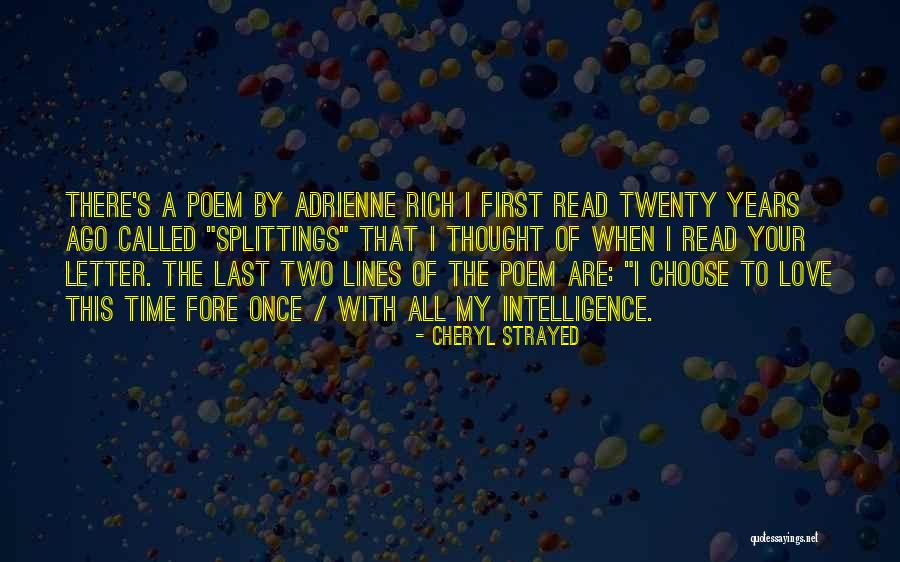 First Time To Love Quotes By Cheryl Strayed