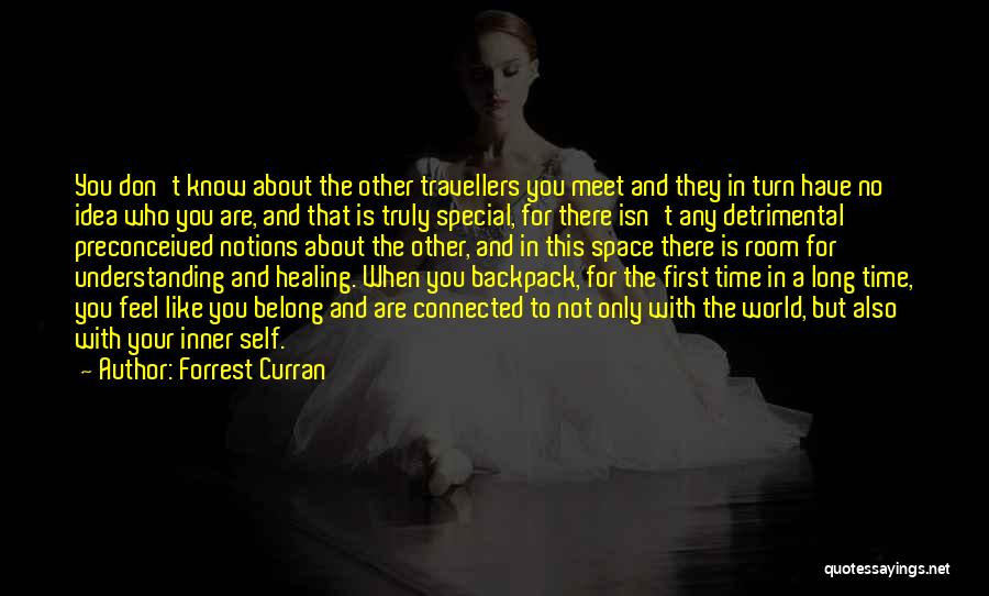 First Time Travel Quotes By Forrest Curran