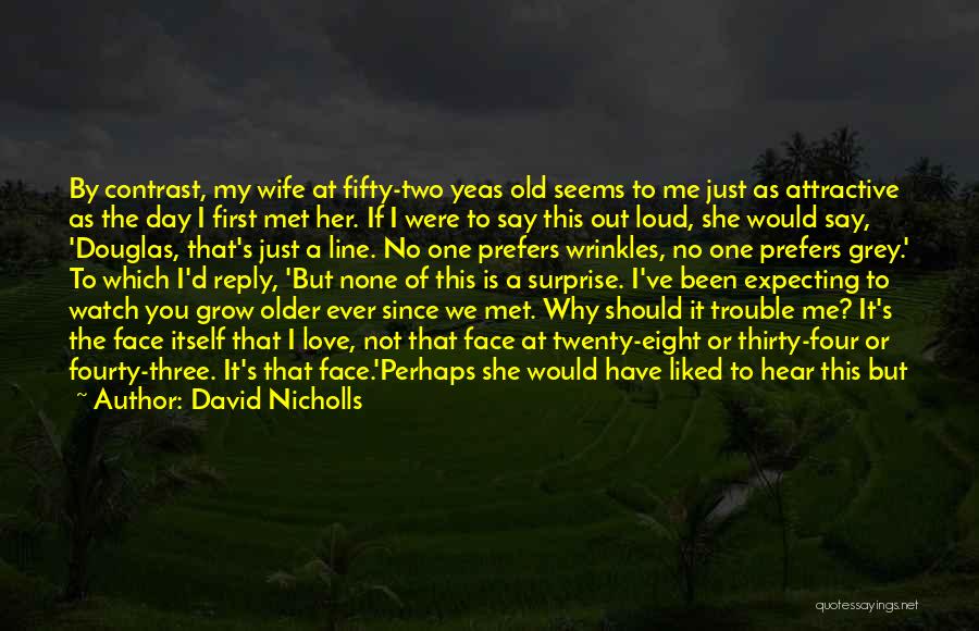 First Time We Met Love Quotes By David Nicholls