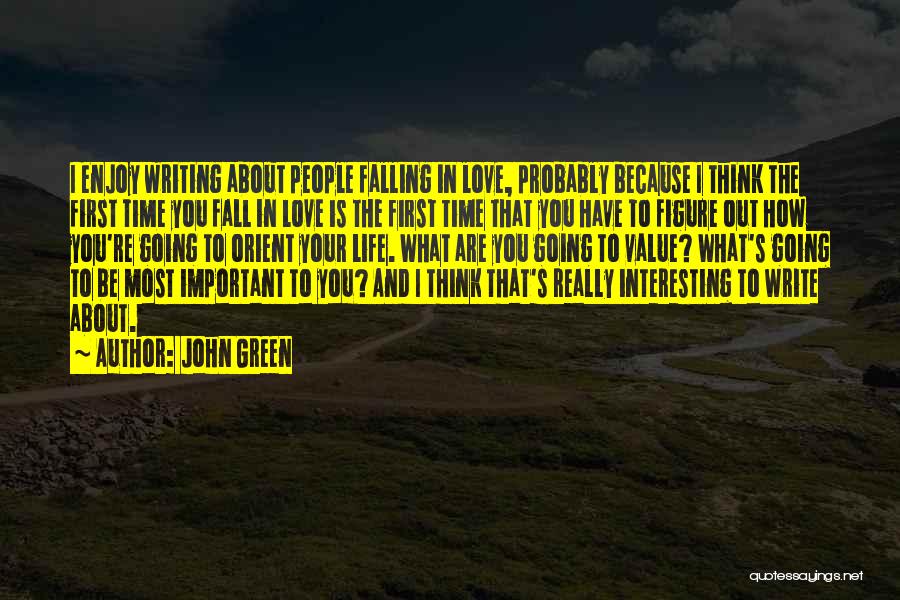 First Time You Fall In Love Quotes By John Green