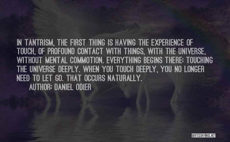 First Touch Quotes By Daniel Odier