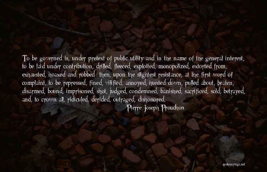 First Utility Quotes By Pierre-Joseph Proudhon