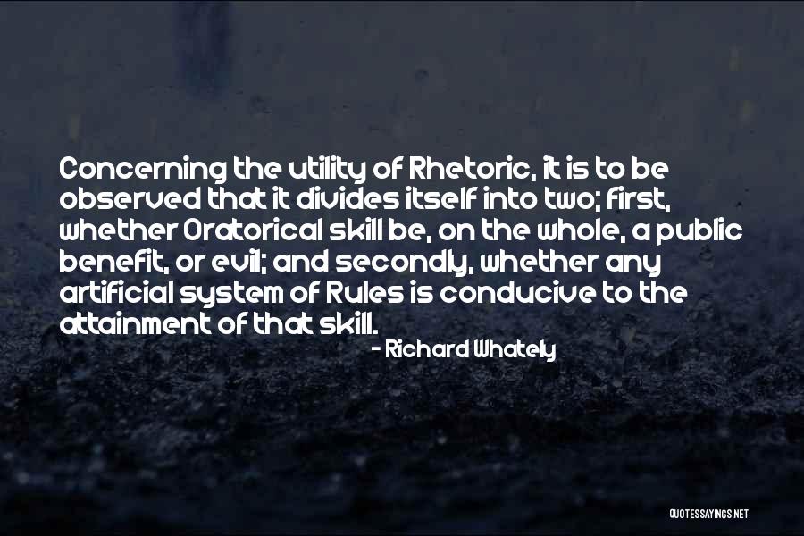 First Utility Quotes By Richard Whately First Utility Quotes By Richard Whately