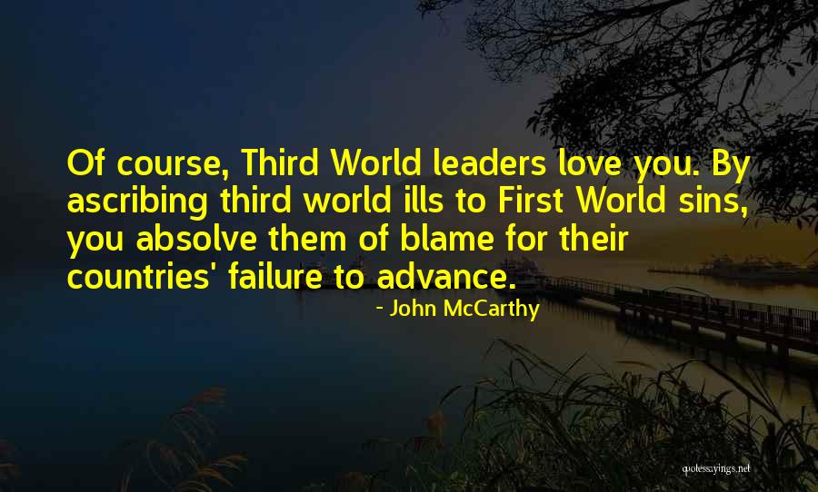 First World Countries Quotes By John McCarthy First World Countries Quotes By John McCarthy
