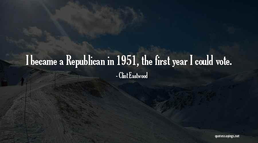 First Year Quotes By Clint Eastwood First Year Quotes By Clint Eastwood