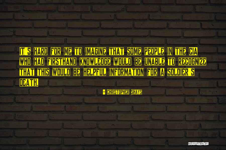 Firsthand Quotes By Christopher Shays Firsthand Quotes By Christopher Shays