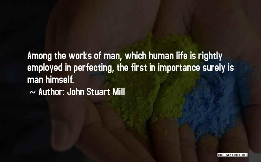 Firsts In Life Quotes By John Stuart Mill