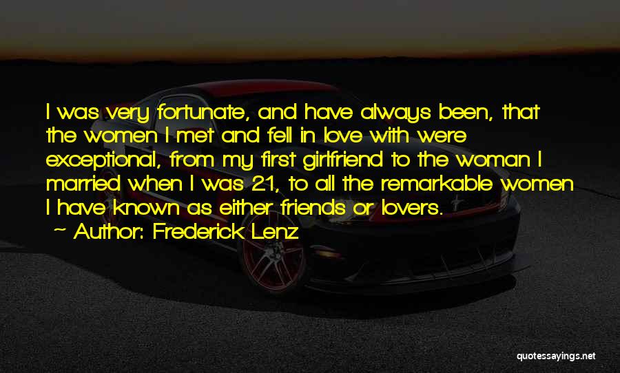 Firsts In Love Quotes By Frederick Lenz