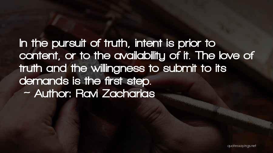 Firsts In Love Quotes By Ravi Zacharias