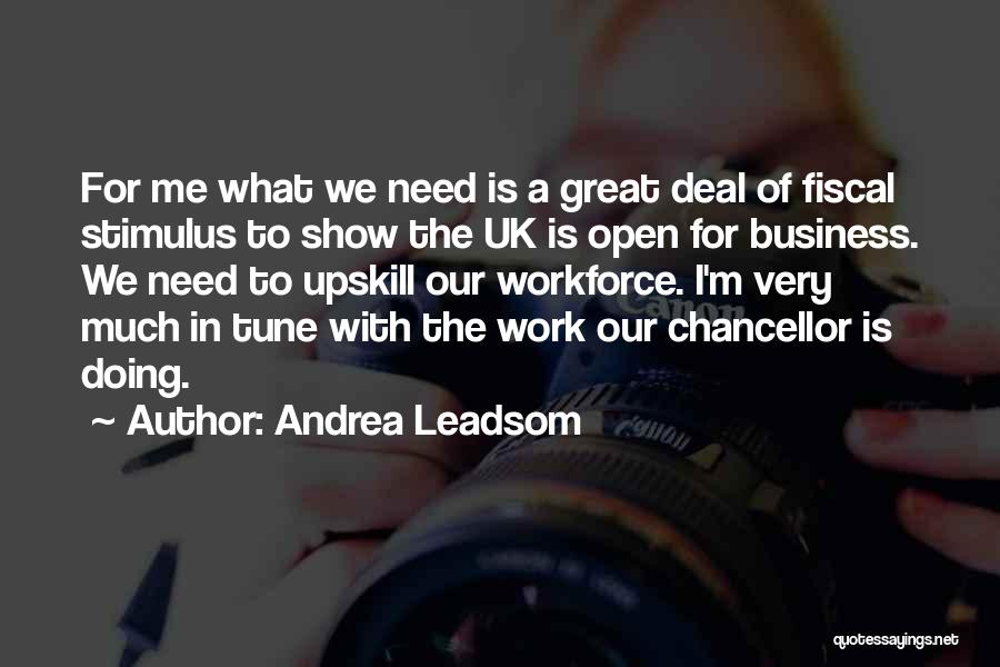 Fiscal Quotes By Andrea Leadsom