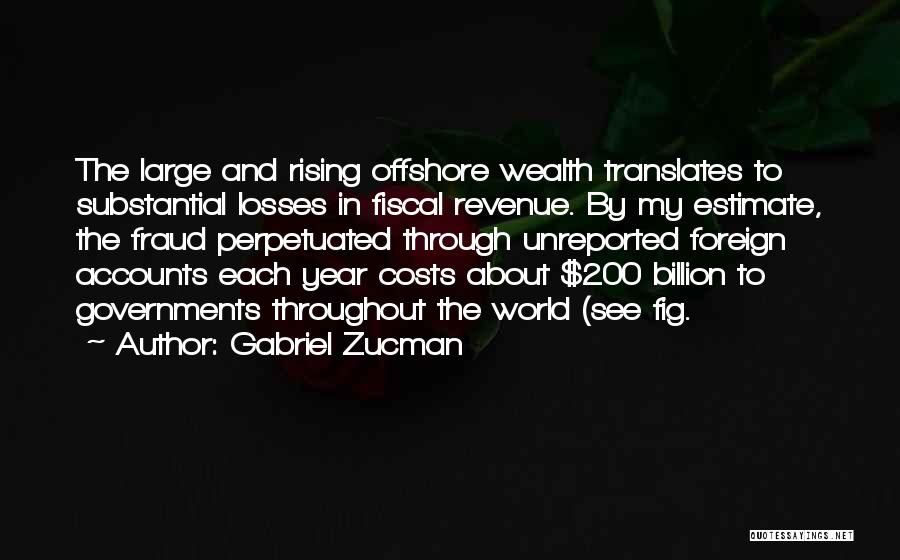 Fiscal Quotes By Gabriel Zucman