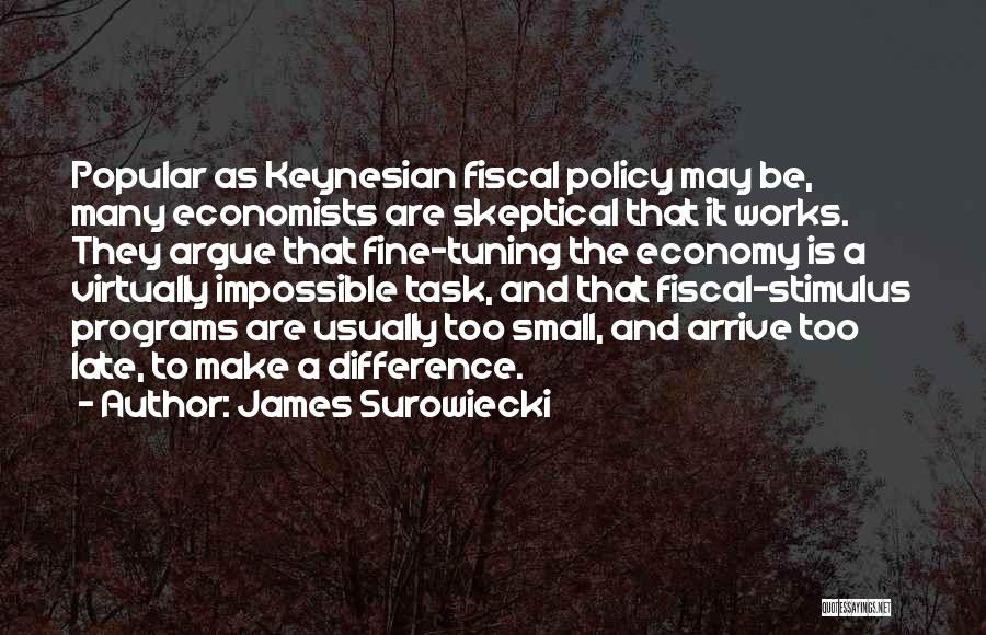 Fiscal Quotes By James Surowiecki