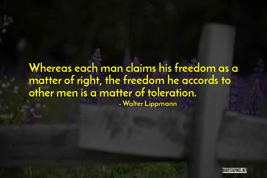 Fischbergers Vliet Quotes By Walter Lippmann Fischbergers Vliet Quotes By Walter Lippmann