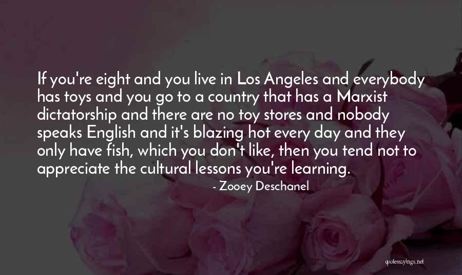 Fish And Learning Quotes By Zooey Deschanel Fish And Learning Quotes By Zooey Deschanel
