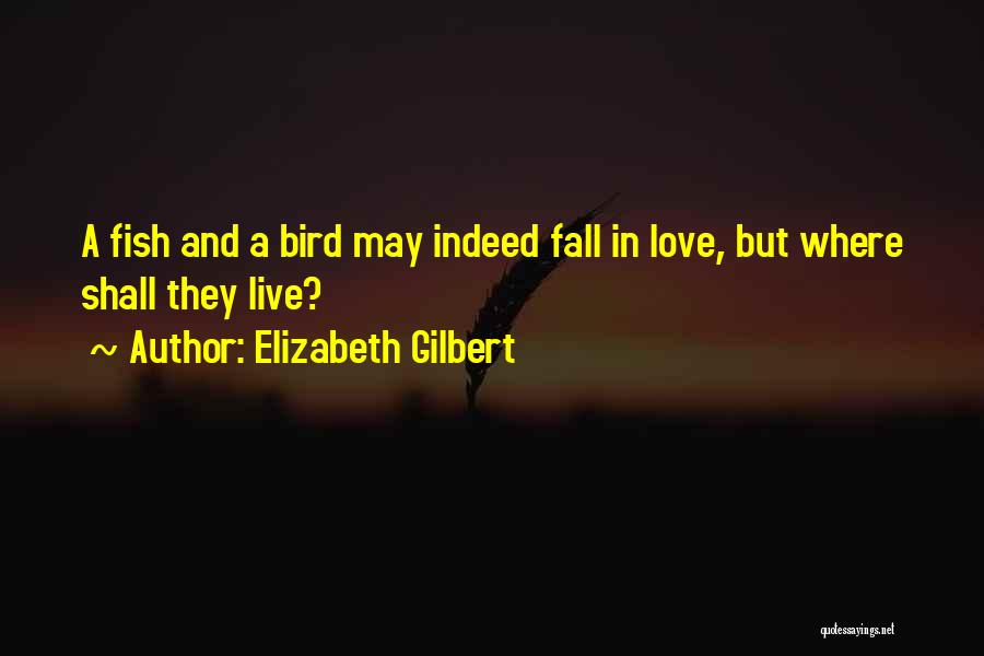 Fish And Love Quotes By Elizabeth Gilbert