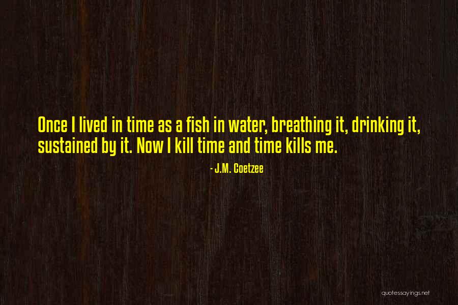 Fish And Time Quotes By J.M. Coetzee Fish And Time Quotes By J.M. Coetzee