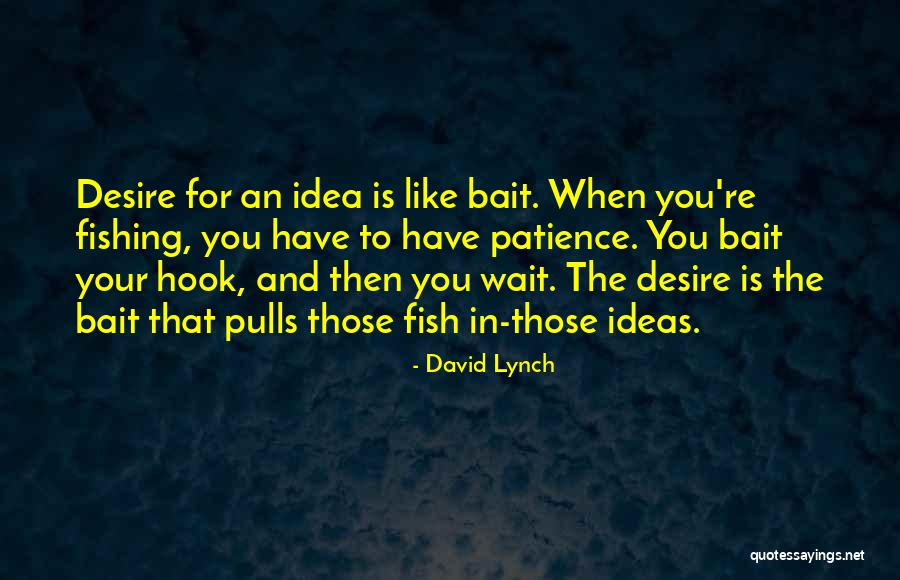 Fish Bait Quotes By David Lynch