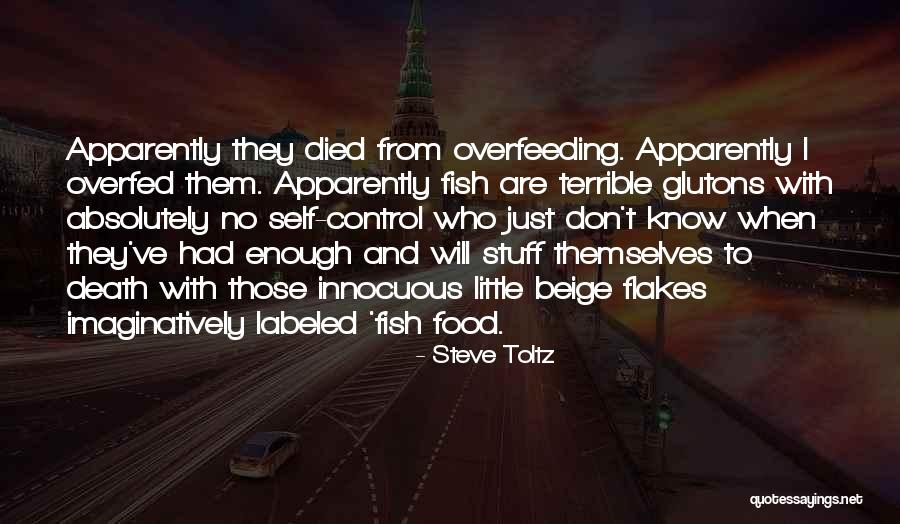 Fish Food Quotes By Steve Toltz Fish Food Quotes By Steve Toltz