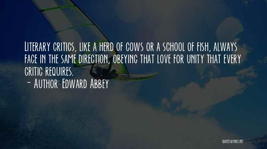 Fish Love Quotes By Edward Abbey