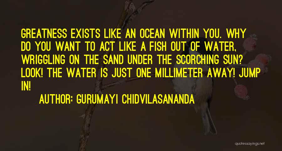 Fish Out Of Water Quotes By Gurumayi Chidvilasananda