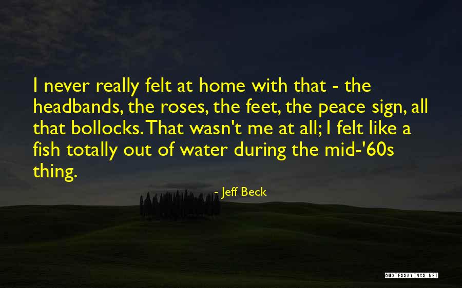 Fish Out Of Water Quotes By Jeff Beck