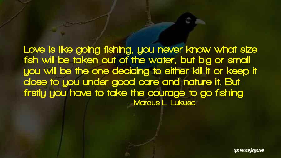 Fish Out Of Water Quotes By Marcus L. Lukusa