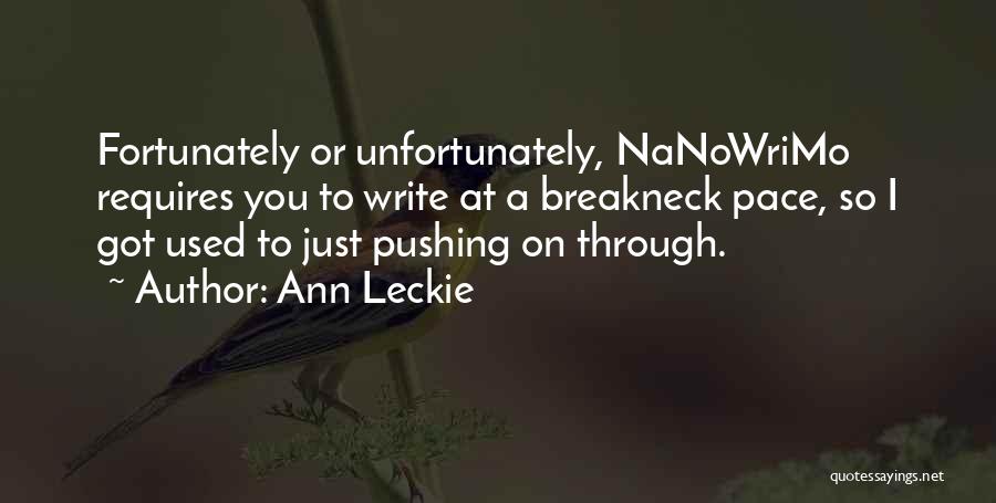 Fisheries In Agriculture Quotes By Ann Leckie