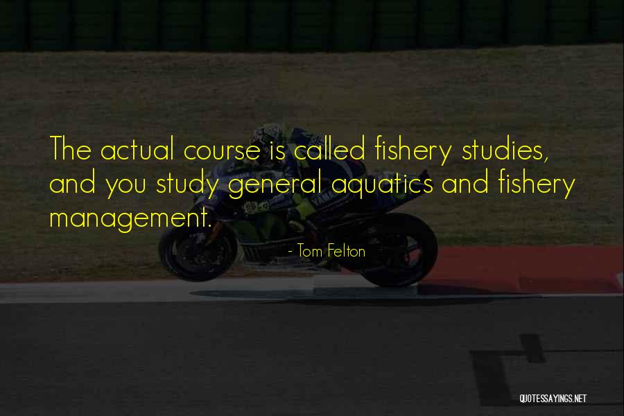 Fishery Quotes By Tom Felton