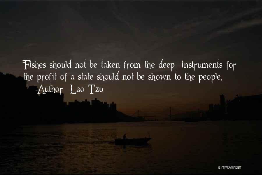 Fishes Quotes By Lao-Tzu