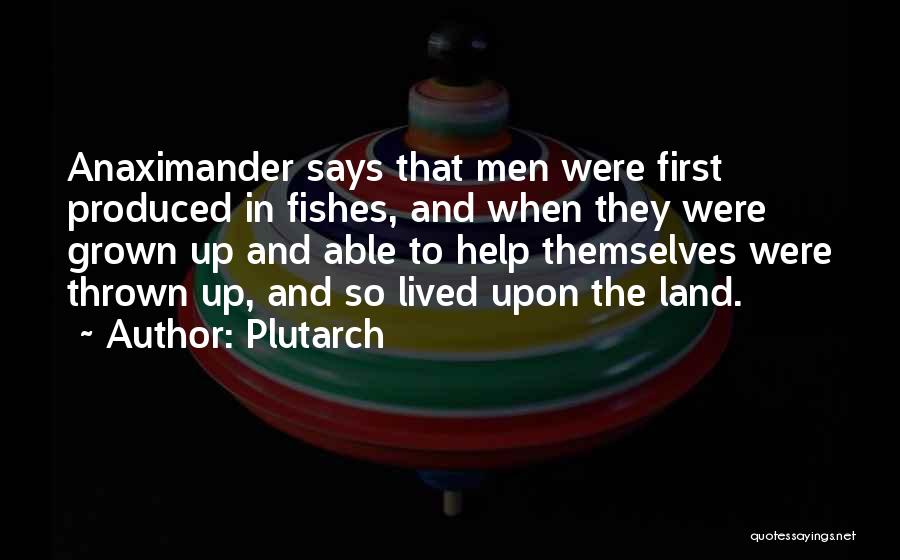 Fishes Quotes By Plutarch